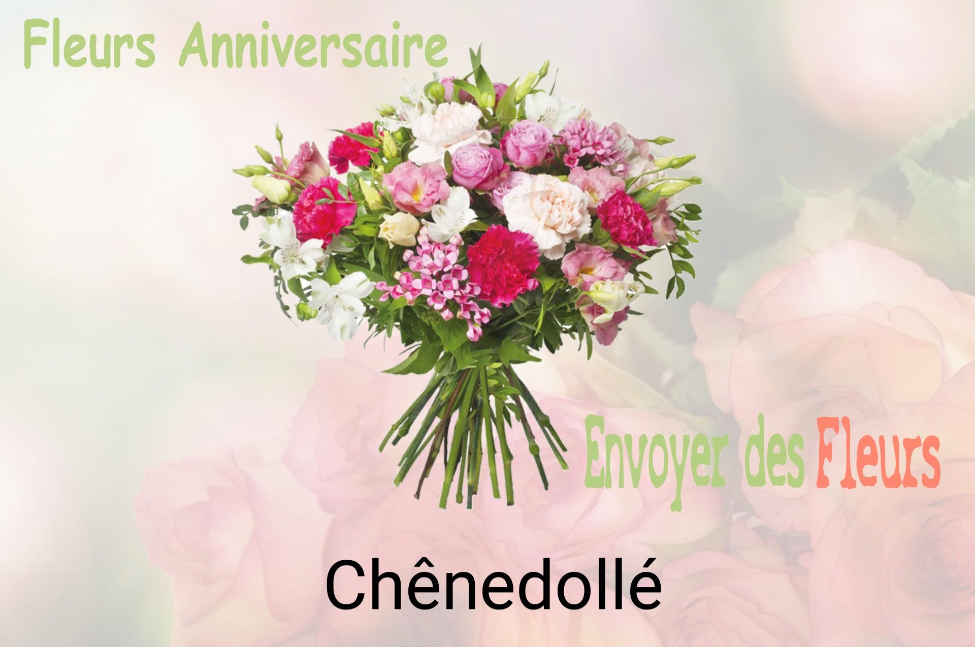 Bouquet de fleurs d’anniversaire livré à Chênedollé